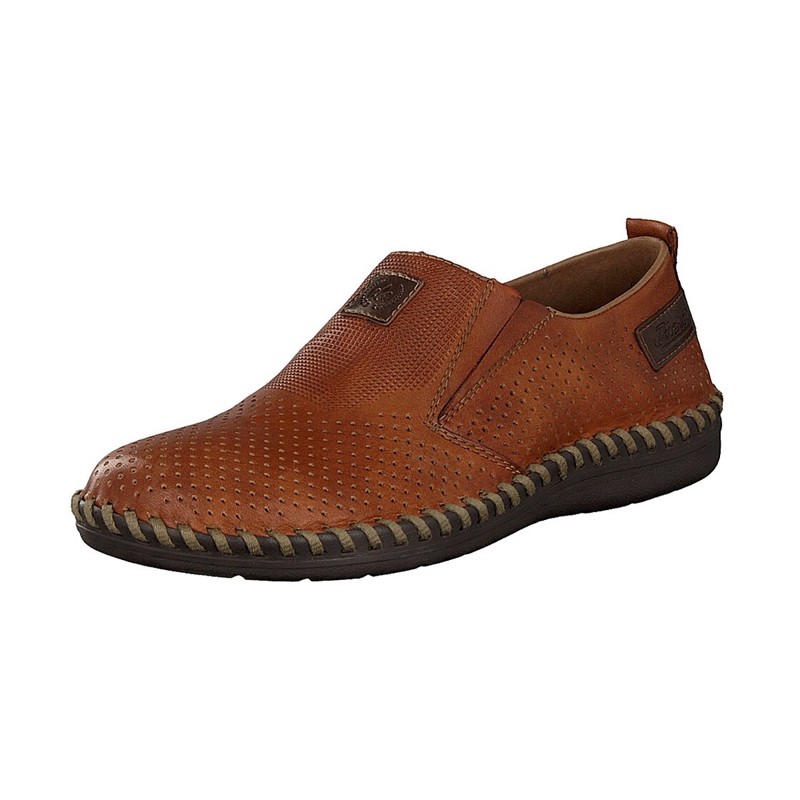 Panske Slip On Rieker B2476-24, Hnede